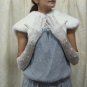 19" bride bridesmaid long glove Lycra floral embroidery wedding gloves 234i