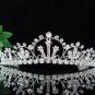 Bridal Queen Party Silver Elegance Rhinestone headpiece Tiara Crown 6544