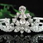 Bride, Wedding Tiara Swarovski Crystals and Rhinestones Headband Regal Crown S1438s