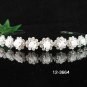 Bride, bridesmaid Headband Wedding Tiara Crystal Porcelain Rhinestones Regal 3664