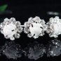 Bride, bridesmaid Headband Wedding Tiara Crystal Porcelain Rhinestones Regal 3664