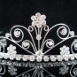 Bride, bridesmaid Headband Wedding Tiara Crystal Pearl Rhinestones Regal 5922