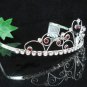 Bride, bridesmaid Wedding Tiara Swarovski Crystals and Rhinestones Regal Crown 6770r