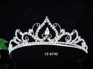 Bride, bridesmaid Headband Wedding Tiara Fancy Crystal Rhinestones Regal 8742