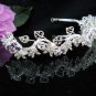 Bride, bridesmaid Headband Wedding Tiara Serpent Swarovski Crystal Rhinestones Regal 2007