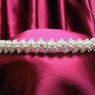 Bride, bridesmaid Wedding Alloy Tiara Crystal Pearl Rhinestones Headband 5933
