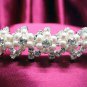 Bride, bridesmaid Wedding Alloy Tiara Crystal Pearl Rhinestones Headband 5933