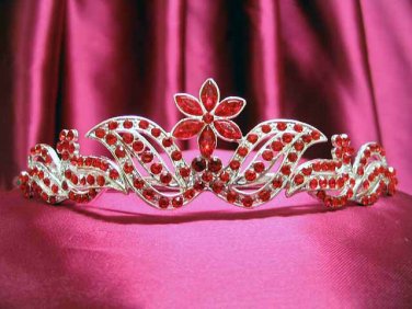 Bride, bridesmaid Wedding Alloy Tiara Crystal Rhinestones Headband 520r