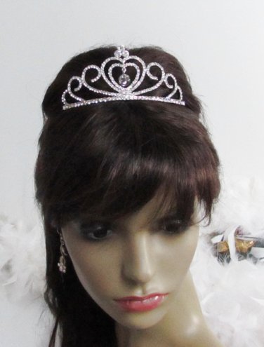 Bride, bridesmaid Wedding Elegant Alloy Hair Comb,Sweetheart Crystal Rhinestones Tiara 807