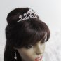 Bride, bridesmaid Wedding Elegant Alloy Hair Comb,Iridescent Crystal Rhinestones Tiara 8018