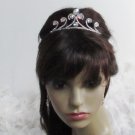 Bride, bridesmaid Wedding Elegant Alloy Hair Comb,Iridescent Crystal Rhinestones Tiara 8018