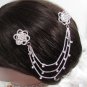 Bride, bridesmaid Wedding Elegant Alloy Hair Comb,Fancy Floral Crystal Rhinestones Clip #1572