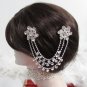 Bride, bridesmaid Wedding Elegant Alloy Hair Comb Pin,Sparkle Crystal Rhinestones Clip #1