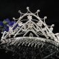 Vintage Bridal Tiara ,bridesmaid Wedding Silver Comb,Bridal Comb,Rhinestones Bride Clip #2025