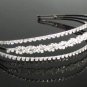 Bridal Tiara ,bridesmaid Wedding Comb,Bridal Twist layer Headband,Rhinestones Bride Headband #1252