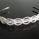 Bridal bridesmaid Wedding Comb,Crystal Bridal Headband,Rhinestones,Twist Bride Headband #5562