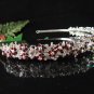 Bridal Headband,Bridal bridesmaid Wedding Band, Rhinestones Alloy Floral Bride Headband 701R