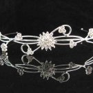 Bridal Headpiece ,Bridal bridesmaid Wedding Tiara ,Iridescent Rhinestones Bride Headband h173
