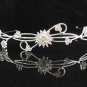 Bridal Headpiece ,Bridal bridesmaid Wedding Tiara ,Iridescent Rhinestones Bride Headband h173