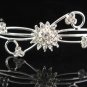 Bridal Headpiece ,Bridal bridesmaid Wedding Tiara ,Iridescent Rhinestones Bride Headband h173