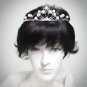 Bridal Headpiece,Bridesmaid Wedding Tiara,Porcelain Floral Bridal Tiara 4881wp