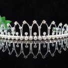 Chevron Silver Bride Bridal tiara ,Bridesmaid Wedding Tiara,Bridal Tiara 839
