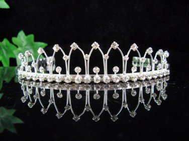 Chevron Silver Bride Bridal tiara ,Bridesmaid Wedding Tiara,Bridal Tiara 839