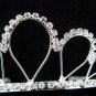 Silver Teardrop Bride Bridal tiara ,Bridesmaid Wedding Tiara,Bridal Tiara 2418