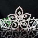 Floral Silver Bride Bridal tiara ,Bridesmaid Wedding Tiara,Bridal Tiara 3705