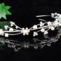 Bride Bridal Silver Pearl headband Bridesmaid Wedding Tiara,Bridal Tiara #3