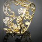 Bridal Tiara Wedding Rhinestone Golden Sweetheart Bridal Small Crown Headpiece,Bride Tiara 113g
