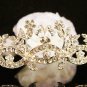 Bridal Wedding Rhinestone Tiara,Alloy Elegant Golden Vintage Bride Headpiece ,Bridal tiara 614g