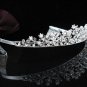 Bridal Wedding Tiara,Elegant Silver Crystal Floral Bride Headpiece ,Bridal tiara 289
