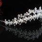 Bridal Wedding Tiara,Elegant Silver Crystal Pearl Swarovski Bride Headband tiara 338
