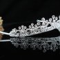 Bridal Wedding Tiara,Elegant Silver Crystal Pearl Swarovski Bride Headband tiara 346