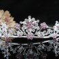 Sparkle Wedding Tiara,Elegant Princess Silver Swarovski Bride Bridal tiara 494