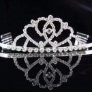 Sparkle Cute Wedding Tiara,Elegant Princess Silver Rhinestone Bride Bridal tiara 3726
