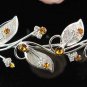 Sparkle Wedding Tiara,Elegant Princess Silver Vine Rhinestone Bride Bridal tiara 3788y