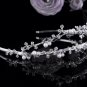 Sparkle Wedding Tiara,Elegant Princess Silver Twin Vine Rhinestone Bride Bridal tiara 4054pu