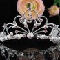 Alloy Floral Wedding Tiara,Elegant Princess Golden Rhinestone Bride Headband Bridal tiara 5261pu