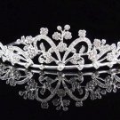 Alloy Floral Wedding Tiara,Elegant Princess Silver Rhinestone Bride Headband Bridal tiara 4737