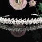 Stunning Wedding Tiara,Elegant Silver Rhinestone Pearl Bride Headband Bridal tiara 5933