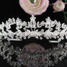 Stunning Wedding Tiara,Elegant Silver Rhinestone Pearl Bride Headpiece, Bridal tiara 6085