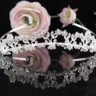 Stunning Wedding Tiara,Elegant Silver Rhinestone Alloy Daisy Bride Headpiece, Bridal tiara 6089
