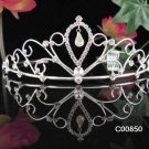 Sweetheart Stunning Crystal Wedding Tiara,Silver Rhinestone Bride Headpiece, Bridal tiara 850s
