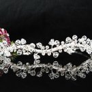 Stunning Serpent Crystal Wedding Tiara,Silver Rhinestone Bride Headband, Bridal tiara 4818cy