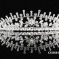Sparkling Daisy Silver Plated Crystal and Rhinestone Accented Bridal Tiara 684s