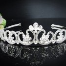 Vintage Crystal Teardrop Bridal Tiara;Silver Alloy Rhinestone Wedding Headpiece Comb 895