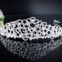 Vintage Crystal Bridal Tiara;Silver Alloy Rhinestone Wedding Headpiece Comb 1002