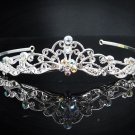 Vintage Crystal Bridal Tiara;Silver Alloy Rhinestone Wedding Headpiece Comb 1003